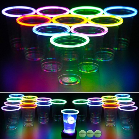 Glow Beer Pong Game