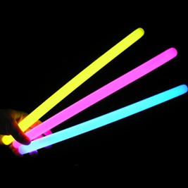 Mega glow sticks, 40 cm, 3 stk