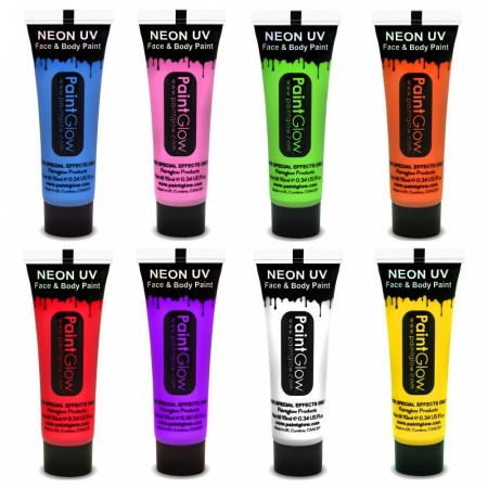 UV Neon ansiktsmaling 12 ml (krem)